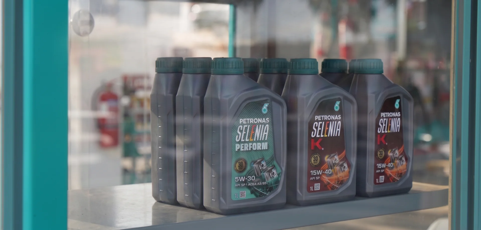 Lubrificantes Petronas na oficina do Posto Preferido
